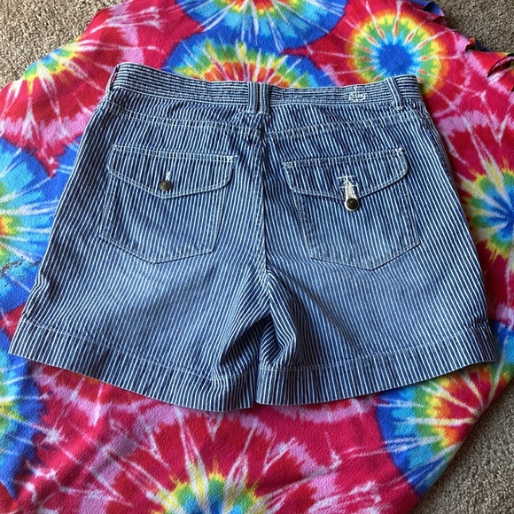 Late 80s/Early 90s striped Ralph Lauren nautical denim shorts - Picture 3 of 5